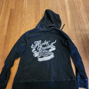 Harley Davidson zip up hoodie